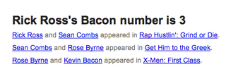 Illustration for article titled Google's Star-Searching Bacon Number Tool Makes Your Brain One Degree Less Necessary